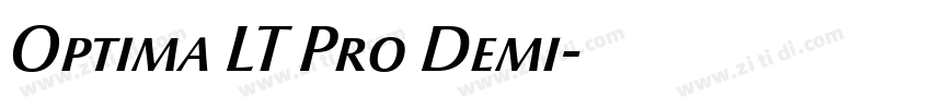 Optima LT Pro Demi字体转换 Optima LT Pro Demi字体转换